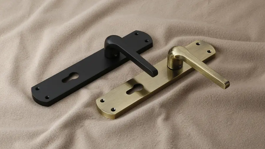 Black Finish Mortice Handle