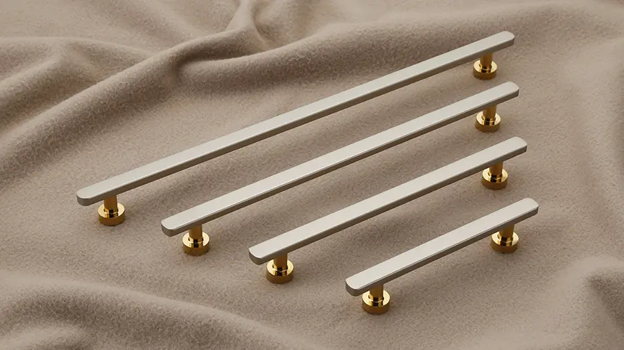 Satin Gold Finish Furniture Handle
